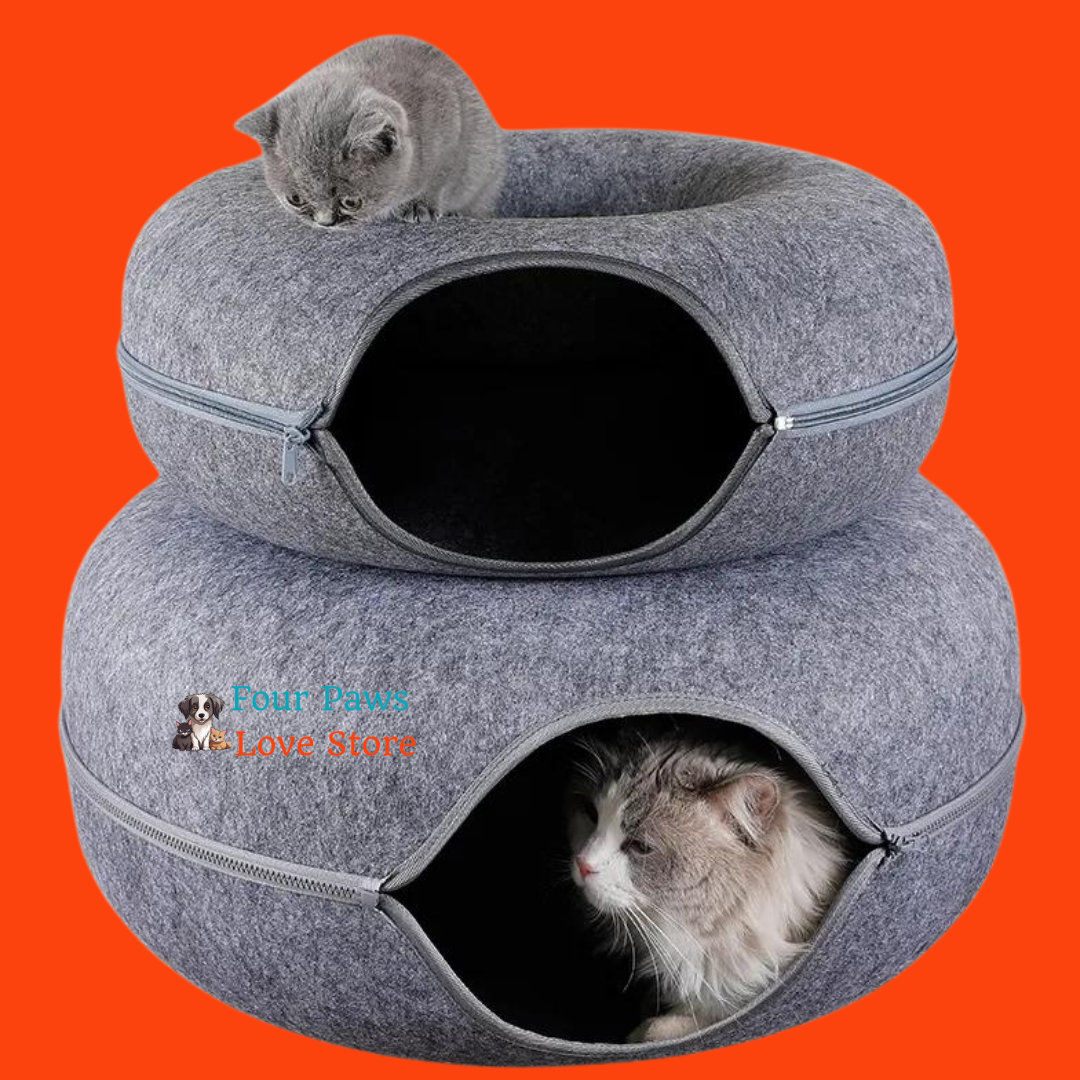 Fun Donut Bed For Cats
