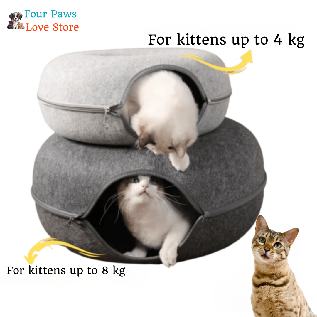 Fun Donut Bed For Cats