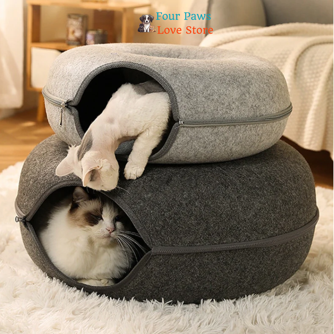 Fun Donut Bed For Cats
