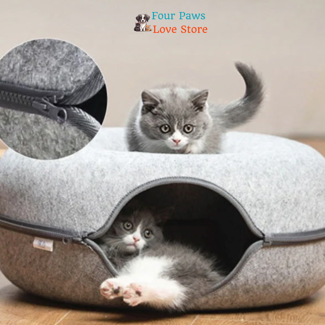 Fun Donut Bed For Cats