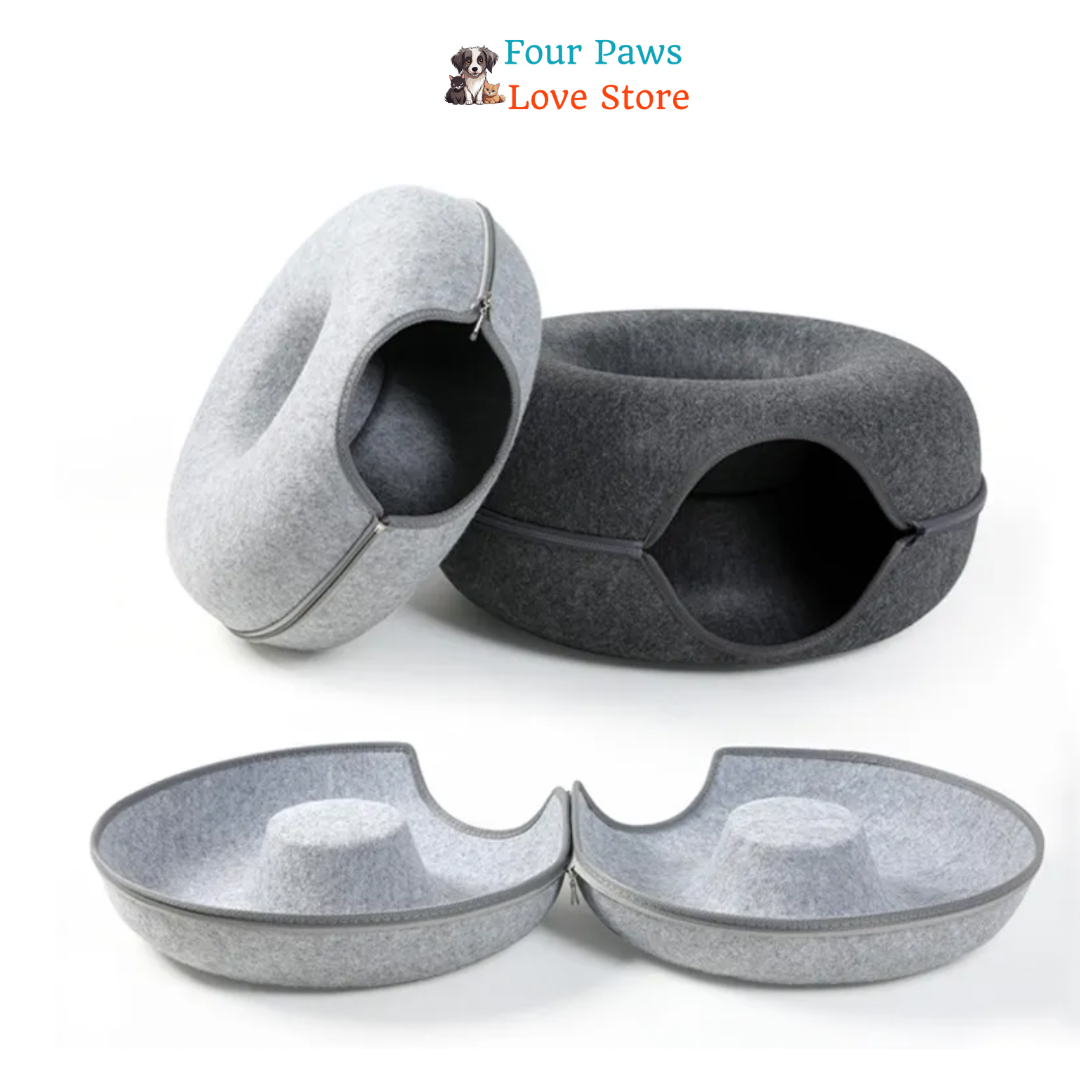 Fun Donut Bed For Cats