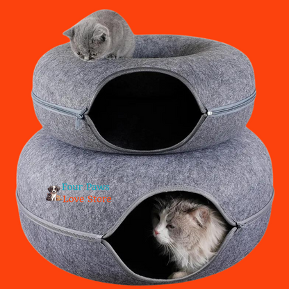 Fun Donut Bed For Cats