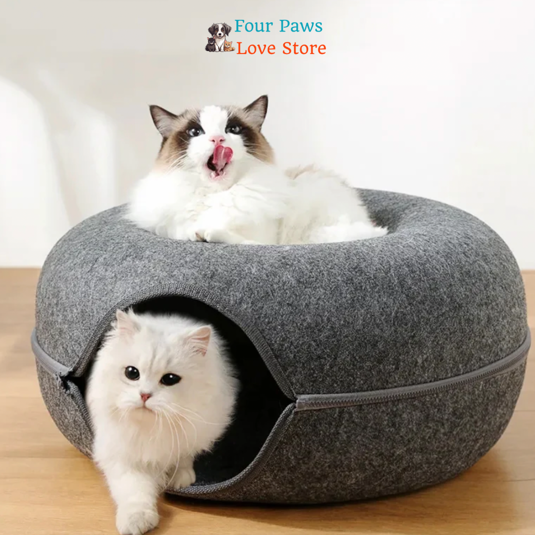 Fun Donut Bed For Cats