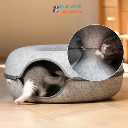 Fun Donut Bed For Cats