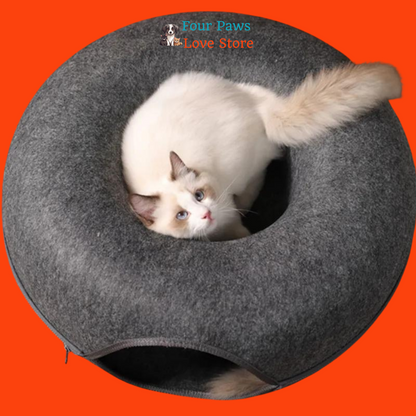 Fun Donut Bed For Cats