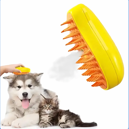Steam brush for removing hair from Clean-pets