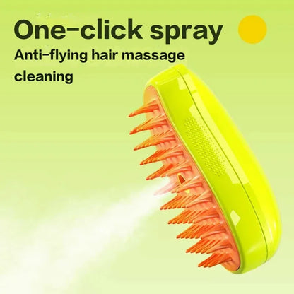 Steam brush for removing hair from Clean-pets