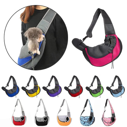 Airy shoulder bag for pets