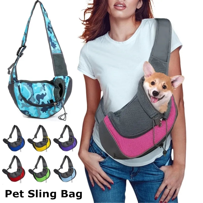 Airy shoulder bag for pets