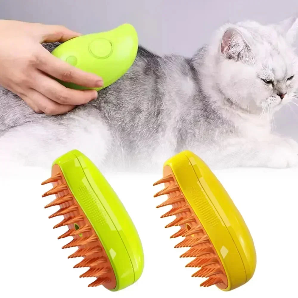 Steam brush for removing hair from Clean-pets