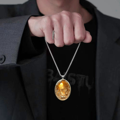 Christmas Nativity 3D Relief Pendant