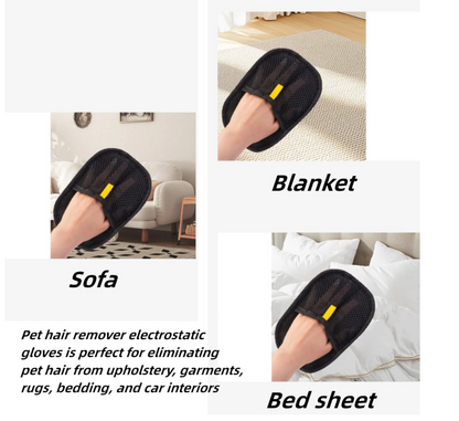 Electrostatic Gloves For Hair Removal